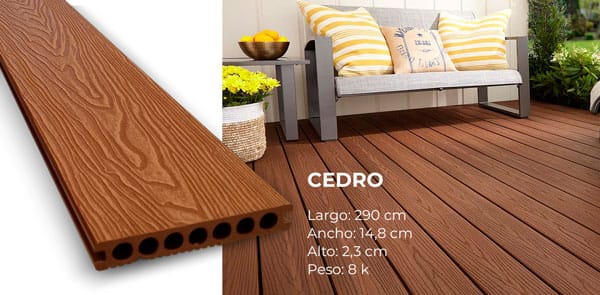piso deck wpc madera plastica cedro piso deck wpc madera plastica cedro
